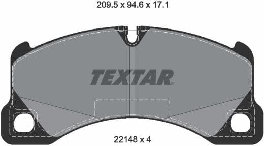 Brake Pad Set, disc brake 2214801