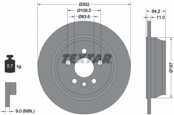 Brake Disc PRO 92283003