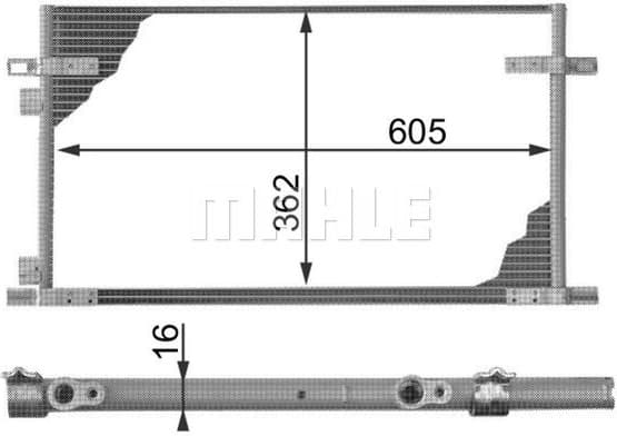 Condenser, air conditioning BEHR *** PREMIUM LINE *** AC 278 000P - image 2
