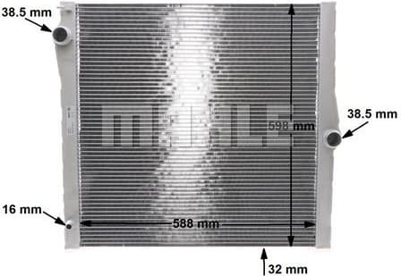 Radiator, engine cooling BEHR CR 1050 000S - image 12