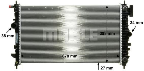 Radiator, engine cooling BEHR *** PREMIUM LINE *** CR 1103 000P - image 10