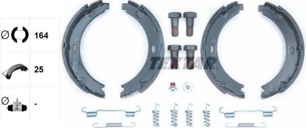 Brake Shoe Set, parking brake 91044500