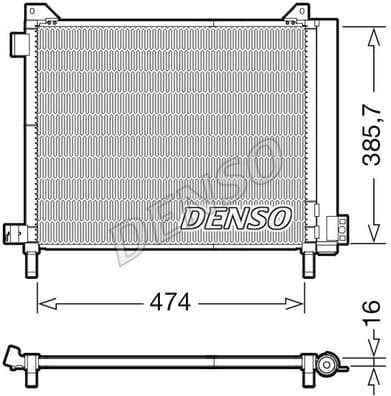 Condenser, air conditioning DCN46030