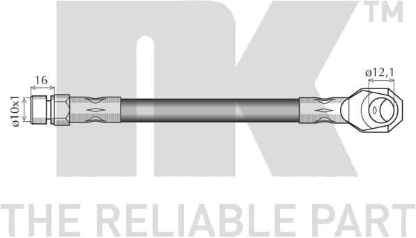 Brake Hose 853322 - image 2