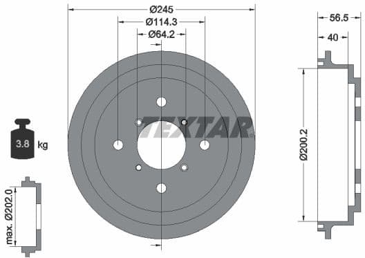 Brake Drum 94032600