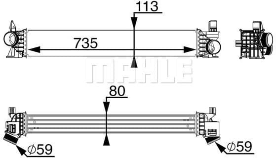 Charge Air Cooler BEHR *** PREMIUM LINE *** CI 217 000P - image 2