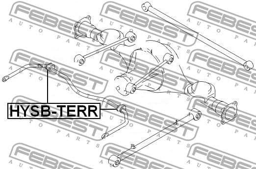 Mounting, stabiliser bar HYSB-TERR - image 2