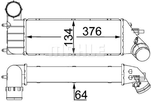 Charge Air Cooler BEHR CI 23 000S