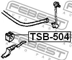 Mounting, stabiliser bar TSB-504 - image 2