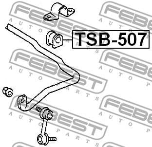 Mounting, stabiliser bar TSB-507 - image 2