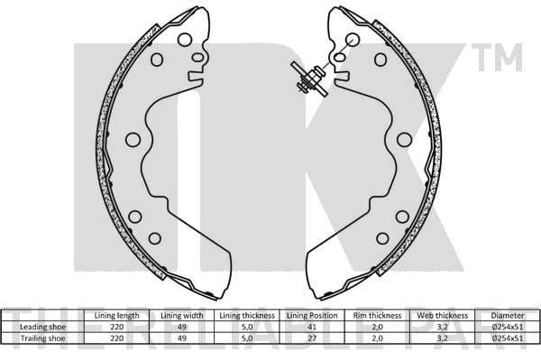 Brake Shoe Set 2714528 - image 2