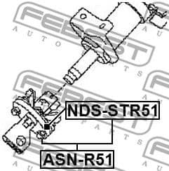 Steering Shaft ASN-R51 - image 2