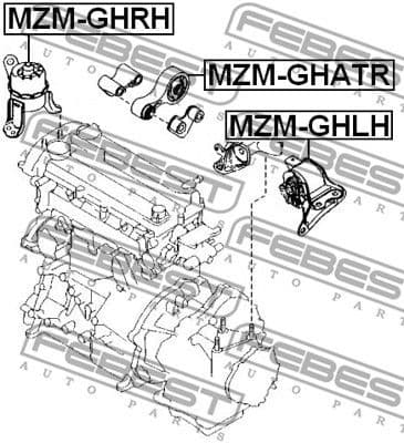 Mounting, engine MZM-GHLH - image 2