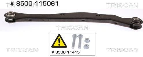 Rod/Strut, wheel suspension 8500 115061