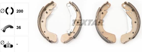 Brake Shoe Set 91062500