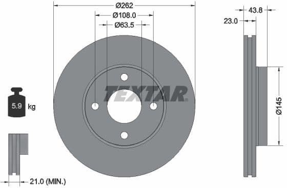 Brake Disc PRO 92292703