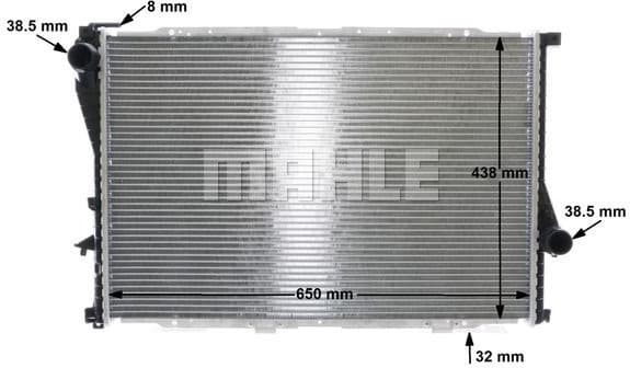 Radiator, engine cooling BEHR CR 296 000S - image 15