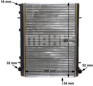 Radiator, engine cooling BEHR CR 2033 000S - image 13