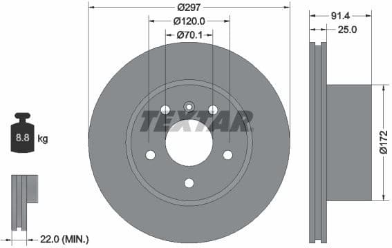 Brake Disc 92129700
