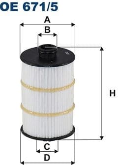 Oil Filter OE 671/5