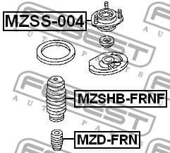 Protective Cap/Bellow, shock absorber MZSHB-FRNF - image 2