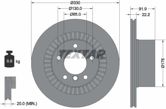 Brake Disc PRO 92261903