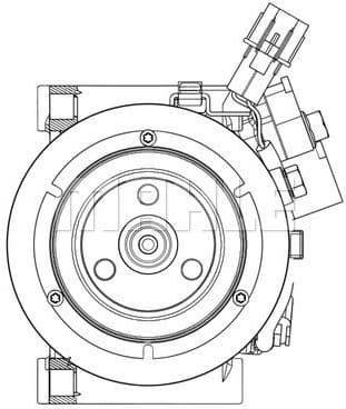 Compressor, air conditioning BEHR *** PREMIUM LINE *** ACP 629 000P - image 3