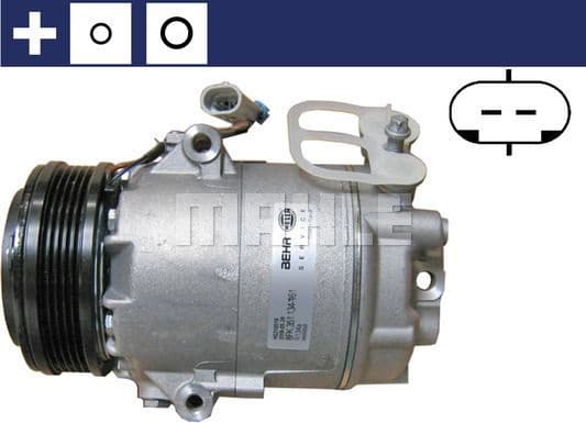 Compressor, air conditioning BEHR ACP 45 000S