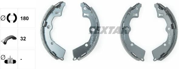 Brake Shoe Set 91072900