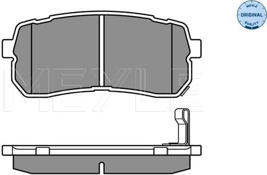 Brake Pad Set, disc brake MEYLE-ORIGINAL: True to OE. 025 245 5915/W - image 2