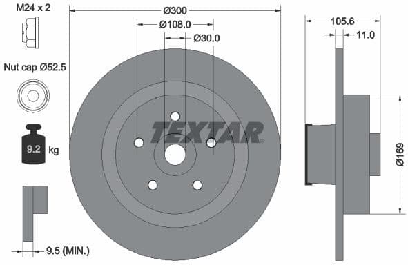 Brake Disc PRO 92252903