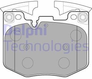 Brake Pad Set, disc brake LP3235