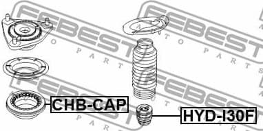 Rubber Buffer, suspension HYD-I30F - image 2