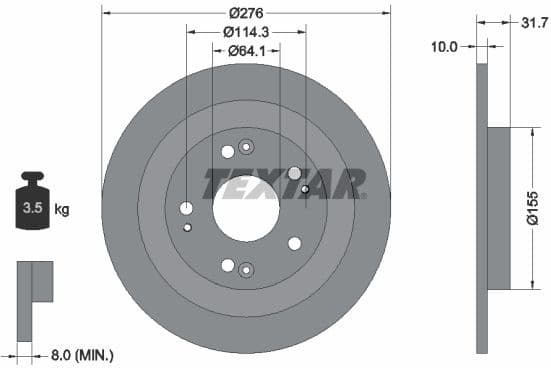 Brake Disc PRO 92252603