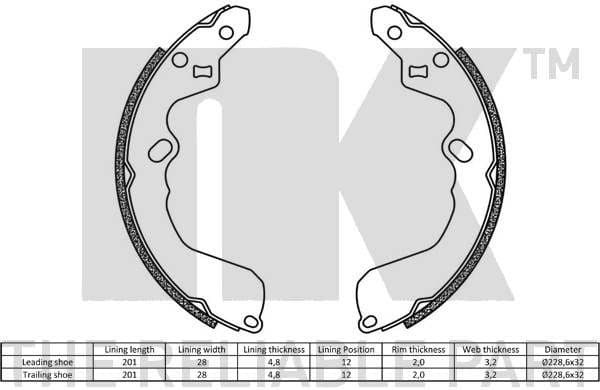 Brake Shoe Set 2732622 - image 2