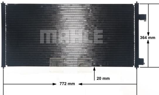 Condenser, air conditioning BEHR AC 689 000S - image 12