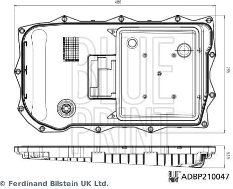 Hydraulic Filter, automatic transmission ADBP210047 - image 2