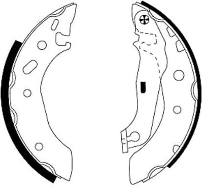 Brake Shoe Set 91048800
