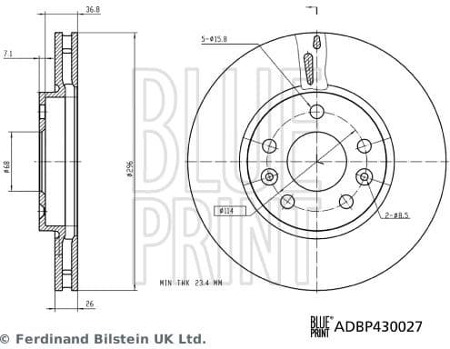 Brake Disc ADBP430027 - image 3