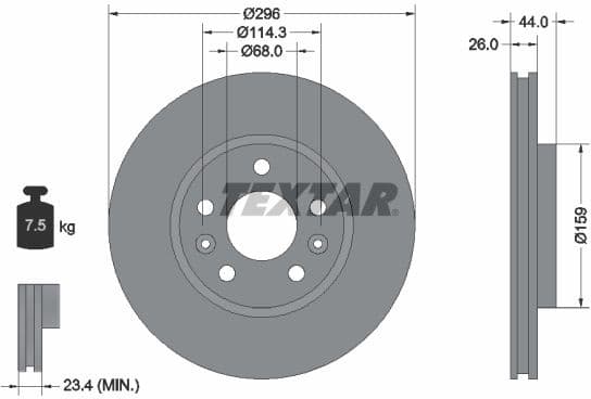 Brake Disc PRO 92300703