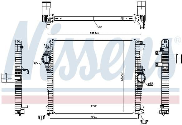 Charge Air Cooler ** FIRST FIT ** 961532 - image 2