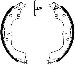 Brake Shoe Set 91050900