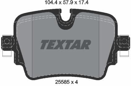 Brake Pad Set, disc brake Q+ 2558501