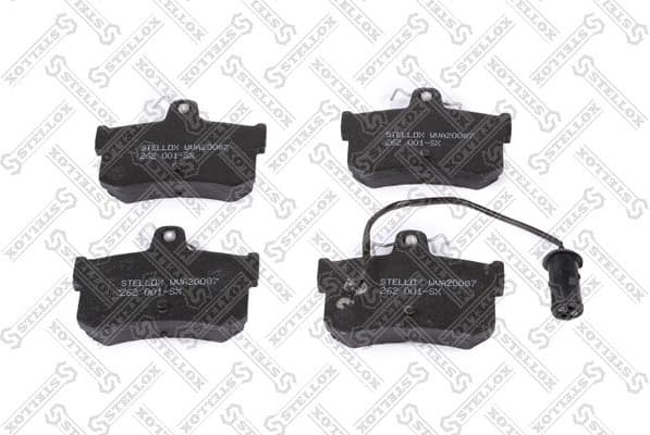 Brake Pad Set, disc brake 262 001-SX