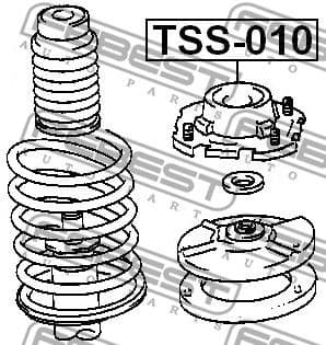 Suspension Strut Support Mount TSS-010 - image 2