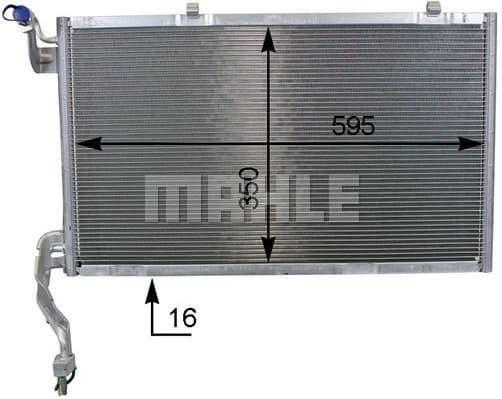 Condenser, air conditioning BEHR *** PREMIUM LINE *** AC 10 000P - image 10