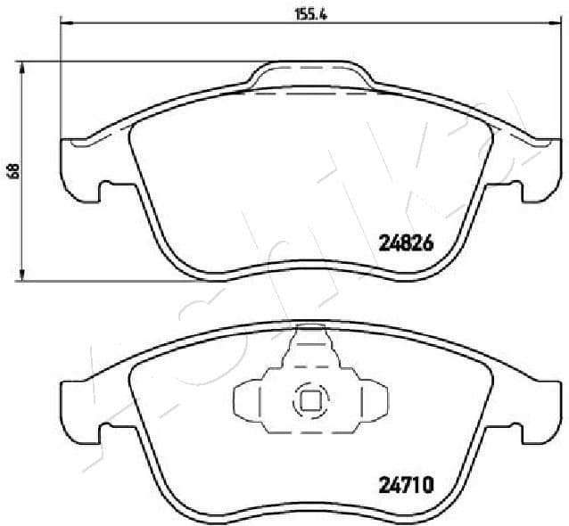 Brake Pad Set, disc brake 50-00-0704 - image 2
