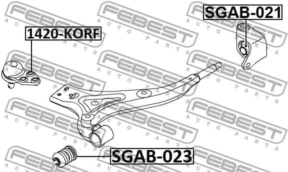 Ball Joint 1420-KORF - image 2