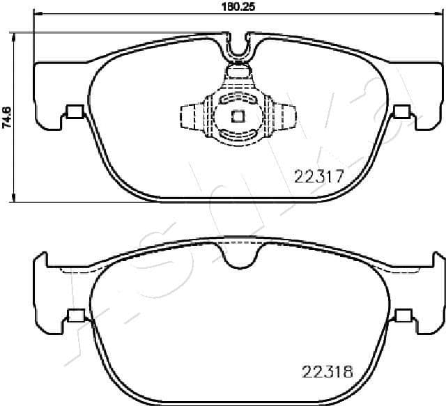 Brake Pad Set, disc brake 50-00-0333 - image 2