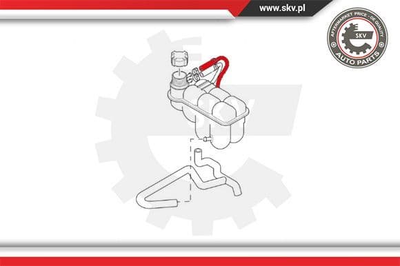 Radiator Hose 43SKV727 - image 3